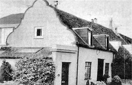 As it is today - a private house with rounded gable